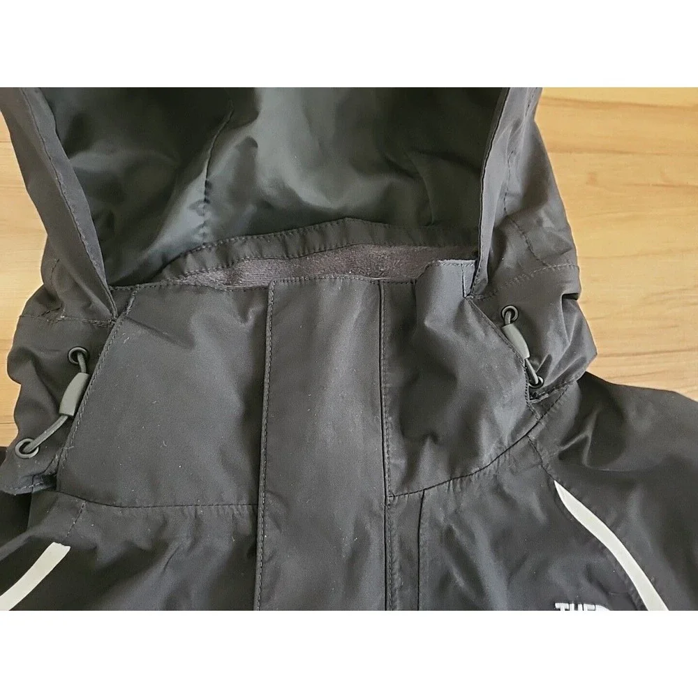 The North Face Jacket Women's XS Black White HyVent Hooded Jacket Coat - Picture 6 of 16